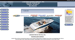 Desktop Screenshot of lakesidemarinetopeka.com